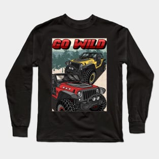 4x4 Off-Road Trailcat Long Sleeve T-Shirt